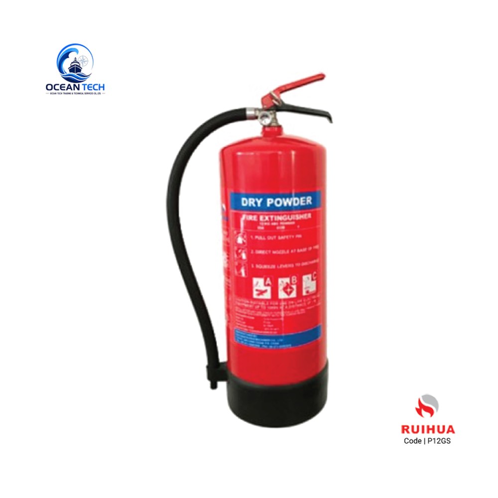 Bình Chữa Cháy Bột Khô EU 12Kg Ruihua (P12GS) - hình ảnh sản phẩm Ocean Tech