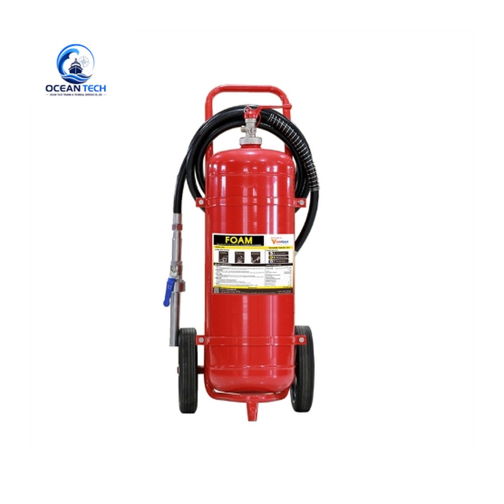 Bình chữa cháy xe đẩy bọt 25 lít Vina Foam - hình ảnh sản phẩm Ocean Tech