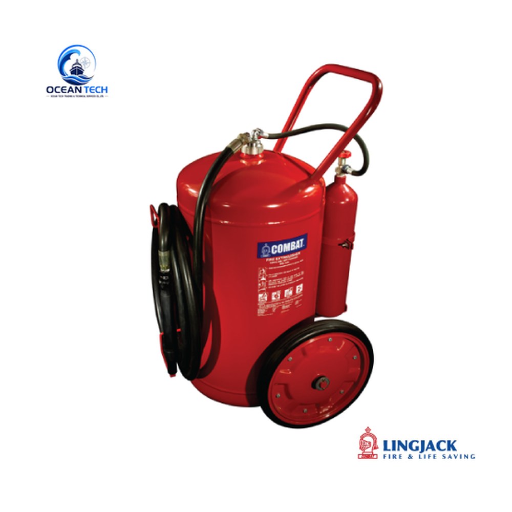 Bình Chữa Cháy Xe Đẩy Bột ABC 100Kg COMBAT - hình ảnh sản phẩm Ocean Tech