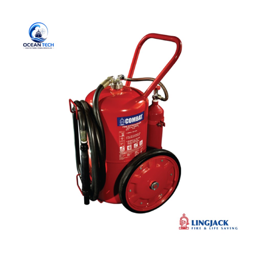 Bình Chữa Cháy Xe Đẩy Bột ABC 50Kg COMBAT - hình ảnh sản phẩm Ocean Tech