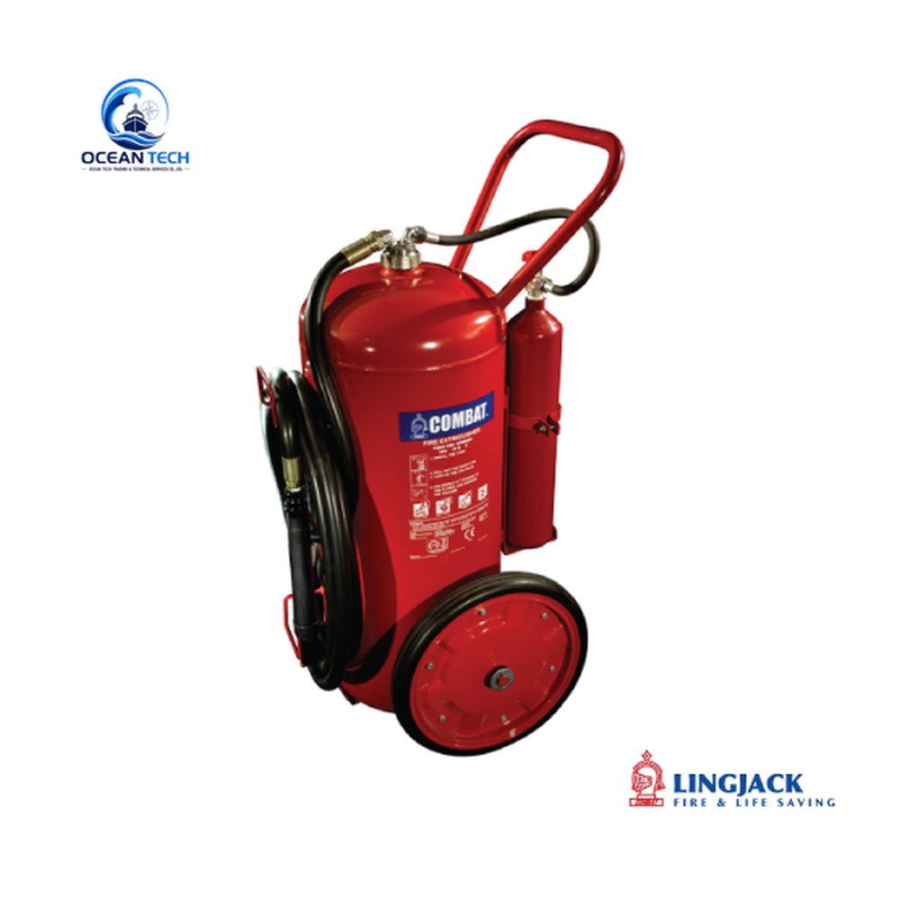 Bình Chữa Cháy Xe Đẩy Bột ABC 75Kg COMBAT - hình ảnh sản phẩm Ocean Tech