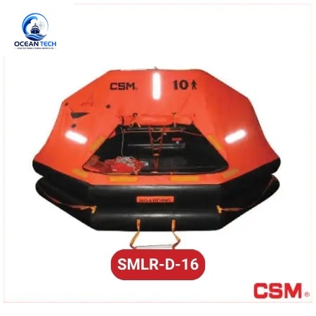 Phao cứu sinh tự thổi dạng cẩu sức chứa 16 người SMLR-D-16 CSM - hình ảnh minh họa chính