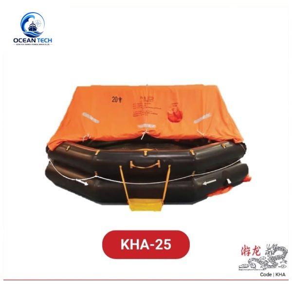 Phao cứu sinh tự thổi dạng ném 25 người KHA-25 Youlong - hình ảnh minh họa chính