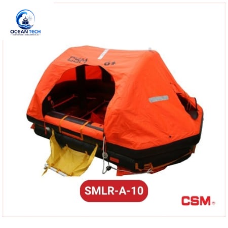 Phao cứu sinh tự thổi dạng ném sức chứa 10 người SMLR-A-10 CSM - hình ảnh minh họa chính