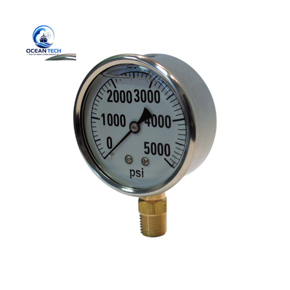 Đồng Hồ Đo Áp Suất Dầu Chân Ren - hình ảnh sản phẩm Ocean Tech